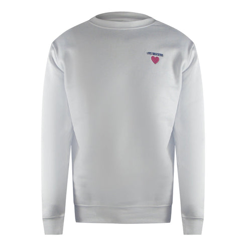 Love Moschino Jh6925Pp0Nl52100 White Sweater Mens