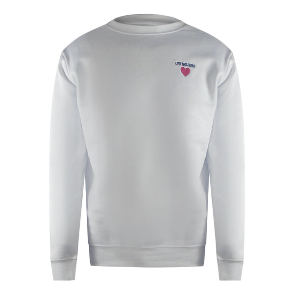 Love Moschino Jh6925Pp0Nl52100 White Sweater Mens