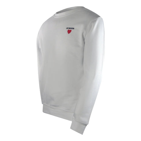 Love Moschino Jh6925Pp0Nl52100 White Sweater Mens