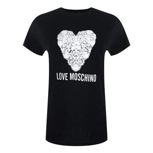 Love Moschino Jg7431Pp0Nl50000 Black T-Shirt Womens - Style Centre Wholesale