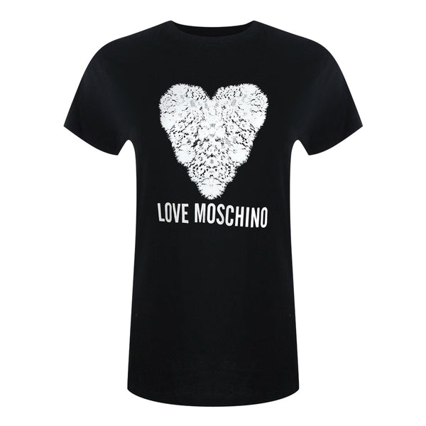Love Moschino Jg7431Pp0Nl50000 Black T-Shirt Womens - Style Centre Wholesale