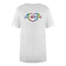 Love Moschino Multi Coloured Heart Logo White T-Shirt - Nova Clothing