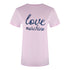 Love Moschino Jg7414Pp0Nl50600 Pink T-Shirt Womens - Style Centre Wholesale