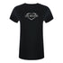 Love Moschino Shiny Heart Logo Black T-Shirt - Nova Clothing