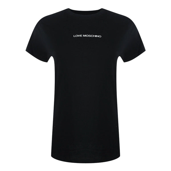 Love Moschino Jg7400Pp0Nl50000 Black T-Shirt Womens - Style Centre Wholesale