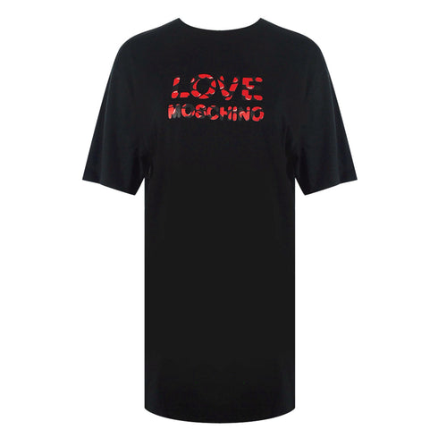 Love Moschino Jg7412Pp0Nl50000 Black T-Shirt Womens - Style Centre Wholesale