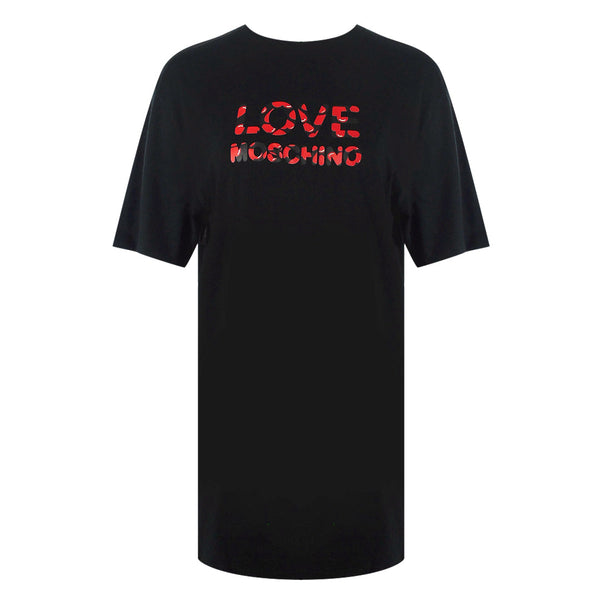 Love Moschino Jg7412Pp0Nl50000 Black T-Shirt Womens - Style Centre Wholesale