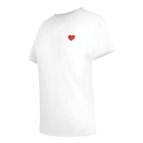 Love Moschino Heart Logo White T-Shirt - Nova Clothing
