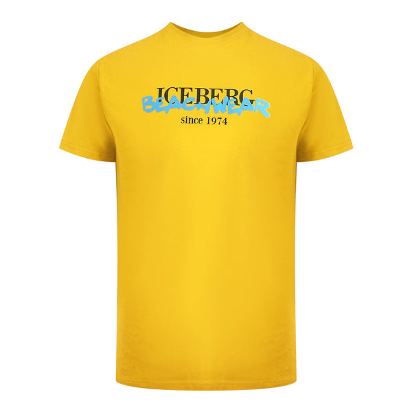 Ice Iceberg Ice3Mts01 Yellow T-Shirt Mens