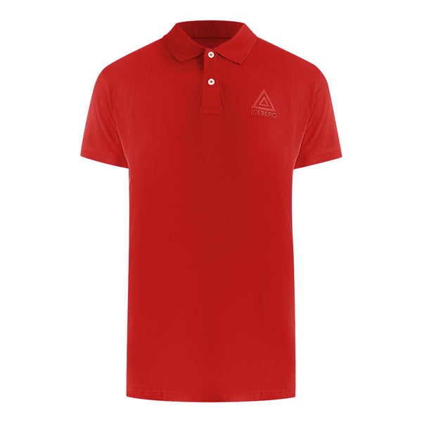 Ice Iceberg Ice3Mpl01 Red Polo Shirt Mens