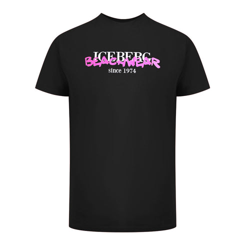 Ice Iceberg Ice3Mts01 Black T-Shirt Mens