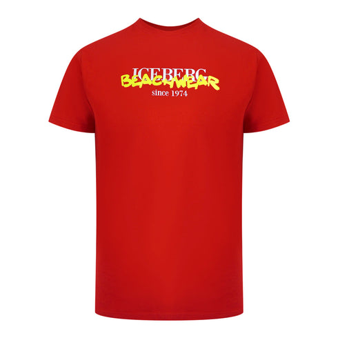 Ice Iceberg Ice3Mts01 Red T-Shirt Mens