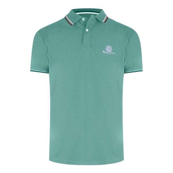 Aquascutum Active Active Cotton Polo Salvia Aa_Po001_34 Mens