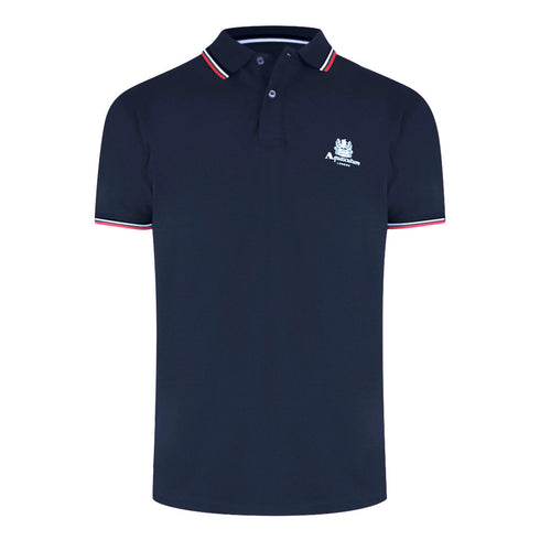 Aquascutum Active Active Cotton Polo Navy Aa_Po001_11 Mens