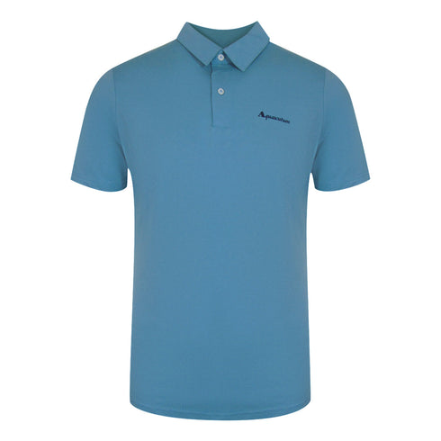 Aquascutum Active Active Cotton Polo Dry Fit Avio Aa_Core_Po001_18 Blue Polo Shirt Mens