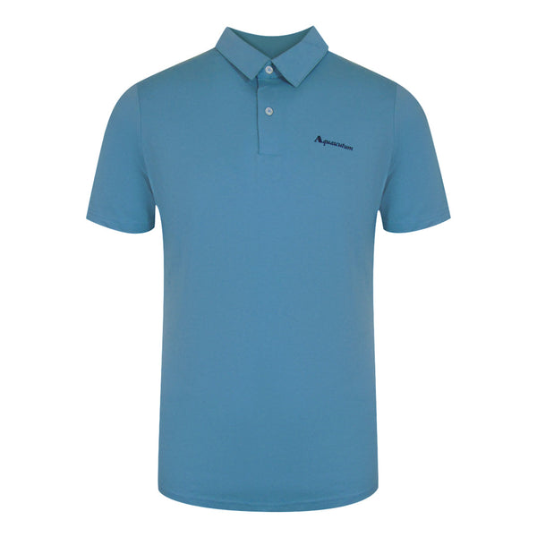Aquascutum Active Active Cotton Polo Dry Fit Avio Aa_Core_Po001_18 Blue Polo Shirt Mens