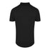 Aquascutum Active Beach Basic Sailor Polo Black Ab_Core_Po001_16 Black Polo Shirt Mens