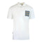 Aquascutum Active Beach Sailor Check Polo Optical White Ab_Core_Po002_01 White Polo Shirt Mens