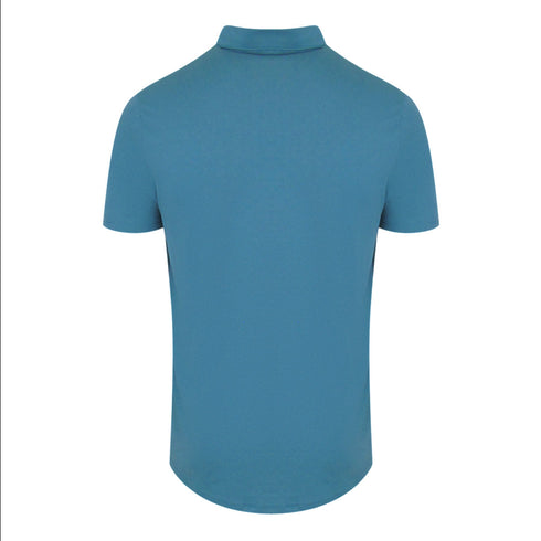 Aquascutum Active Beach Basic Sailor Polo Avio Ab_Core_Po001_18 Blue Polo Shirt Mens