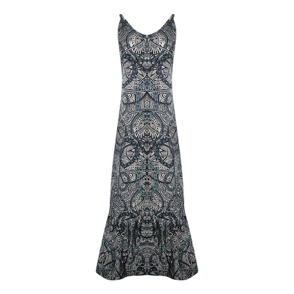 Inoa Fashion Jafari 120211 Frill Strap Maxi Womens