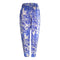 Inoa Fashion Blue Orchird L203 Blue Floral Tuxedo Trousers Womens
