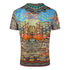Inoa Fashion Arizona 1925 Rd Gld Slvr Blck Gry T Shirt Womens