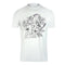 Cavalli Class Tiger Floral Logo White T-Shirt TXT60R JD060 00533