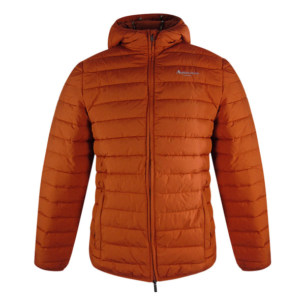 Aquascutum Active 100Gr Hooded Jacket Rust Jk011 23 Orange Jacket Male - Style Centre Wholesale
