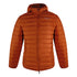 Aquascutum Active 100Gr Hooded Jacket Rust Jk011 23 Orange Jacket Male - Style Centre Wholesale