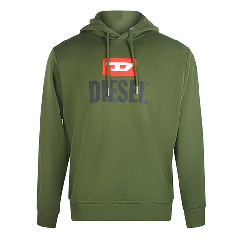 Diesel S Gir Hood New D Logo Felpa Riajh 51F Sweaters M