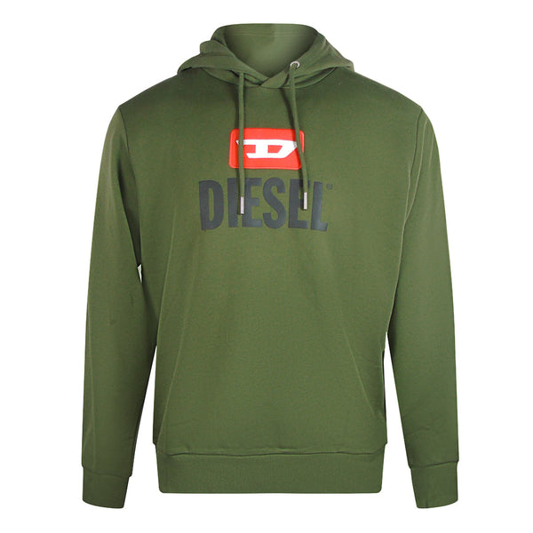 Diesel S Gir Hood New D Logo Felpa Riajh 51F Sweaters M