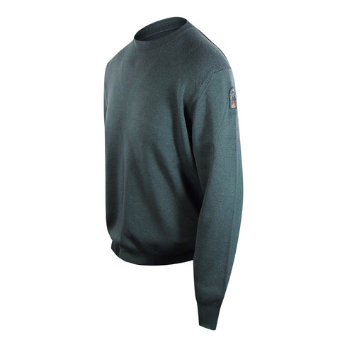 Parajumpers Wallance Pmknwk01 242 Green Gables Crewneck Sweater Mens