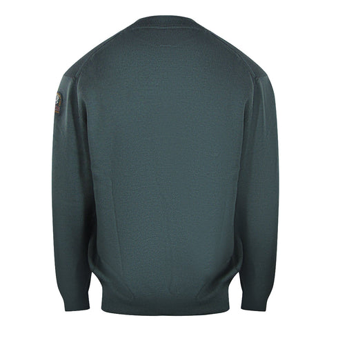 Parajumpers Wallance Pmknwk01 242 Green Gables Crewneck Sweater Mens