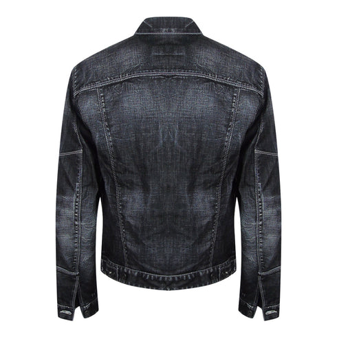 Dsquared2 S71An0378 S30357 900 Black Denim Jacket Mens