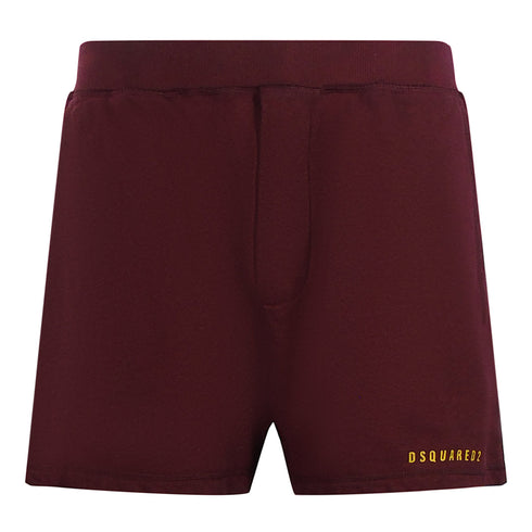 Dsquared2 S74Mu0731 S25553 Arnold Fit 248 Burgundy Shorts Mens
