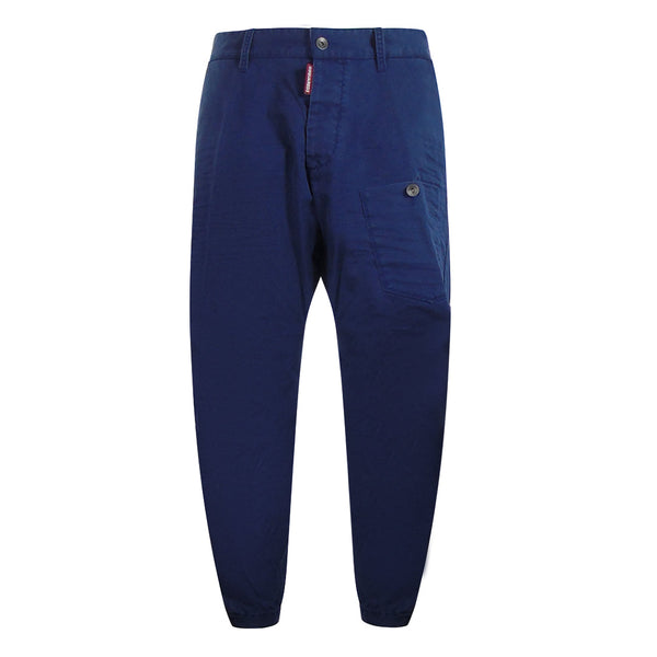 Dsquared2 S71Kb0491 S41794 Skipper Fit 486 Ink Blue Chino Pants Mens