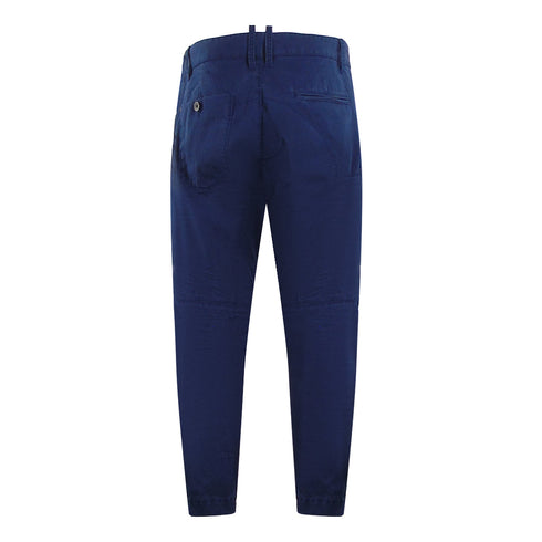 Dsquared2 S71Kb0491 S41794 Skipper Fit 486 Ink Blue Chino Pants Mens