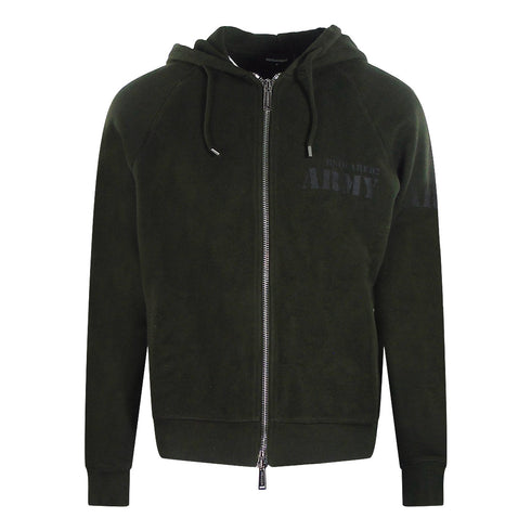 Dsquared2 S71Hg0120 S25556 697 Military Green Sweatshirt Mens