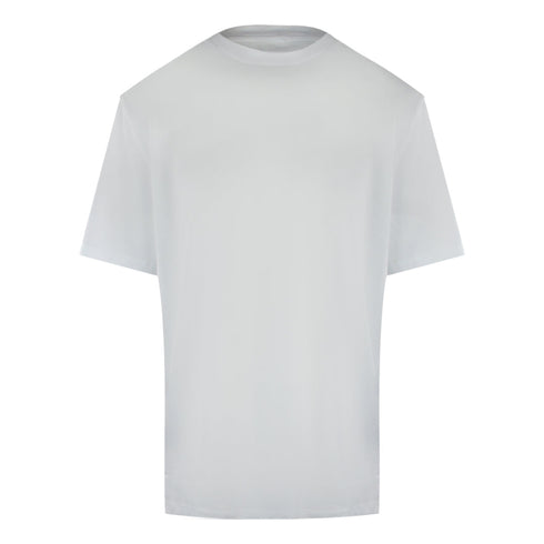 Amiri Small Monotone Logo White T Shirt