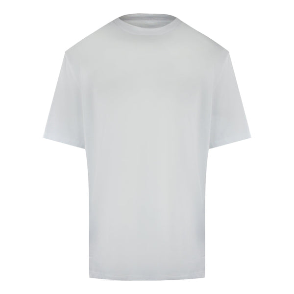 Amiri Small Monotone Logo White T Shirt
