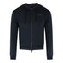 Emporio Armani Navy Blue Hooded Zip Up Hoodie