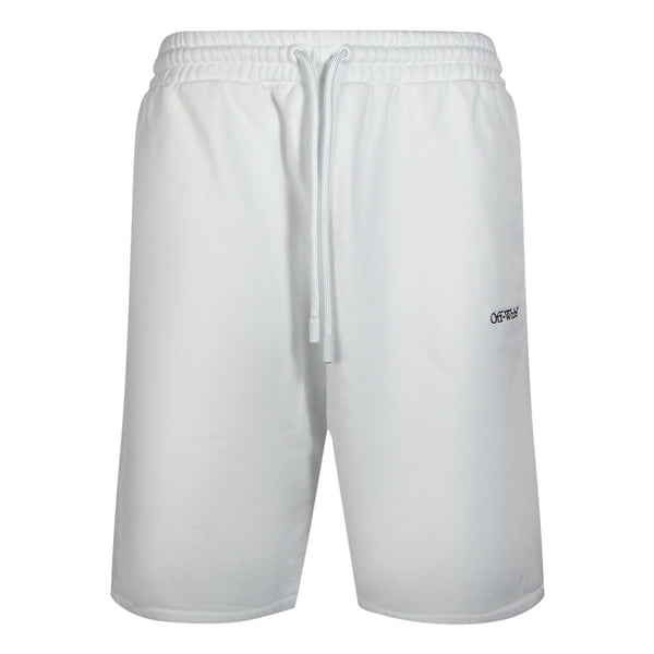 Off White Omci013F23Fle0040110 White Shorts Male
