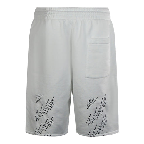 Off White Omci013F23Fle0040110 White Shorts Male