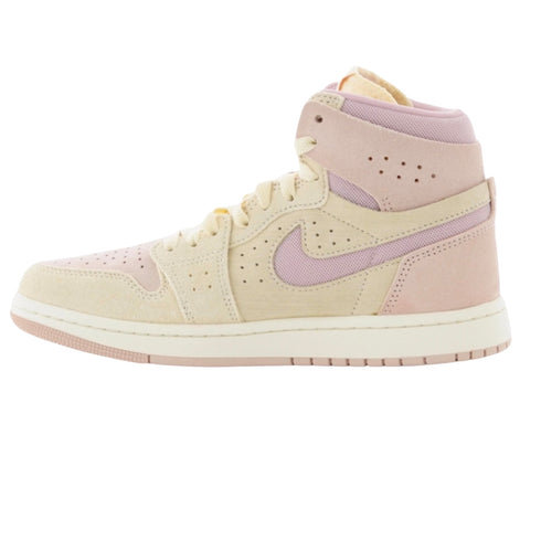 NIKE DV1305 100 Nike Air Jordan 1 ZM Air CMFT 2 BEIGE/PURPLE TRAINER WOMENS UK 7.5