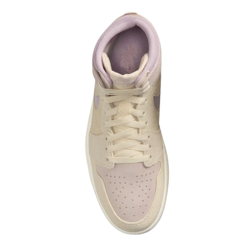 NIKE DV1305 100 Nike Air Jordan 1 ZM Air CMFT 2 BEIGE/PURPLE TRAINER WOMENS UK 7.5