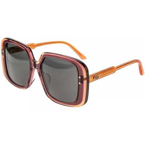 Dior Diorhighlight S3F Cd40125F 35A0 71A Red Frame Smoke Grey Lens Sunglasses Womens