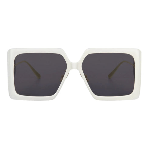 Dior Diorsolar S1U Cd40040U 95A0 25A Ivory Frame Dark Grey Lens Sunglasses Womens