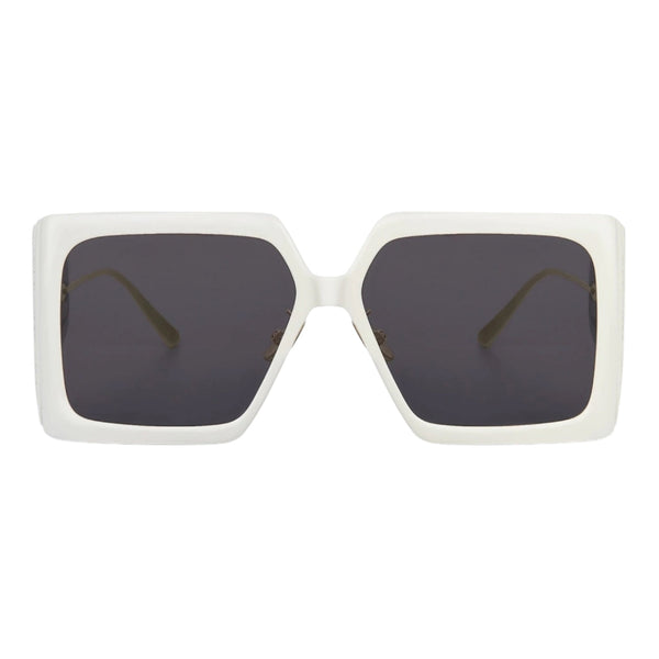 Dior Diorsolar S1U Cd40040U 95A0 25A Ivory Frame Dark Grey Lens Sunglasses Womens