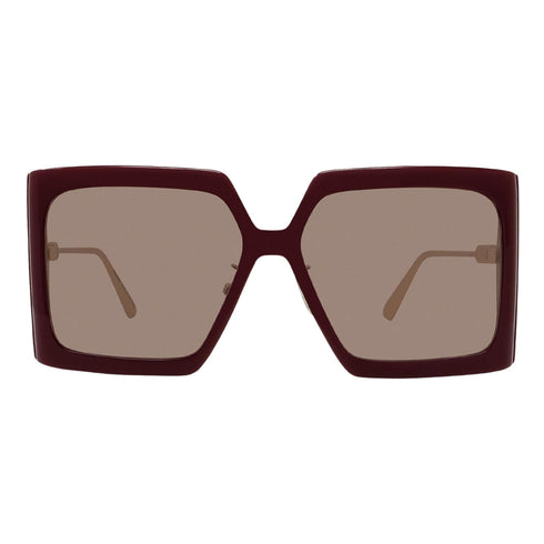 Dior Diorsolar S2U Cd40039U 35D0 66S Burgundy Frame Bordeaux Lens Sunglasses Womens