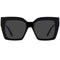 Jimmy Choo Eleni 807 IR Black Sunglasses 53/20/145